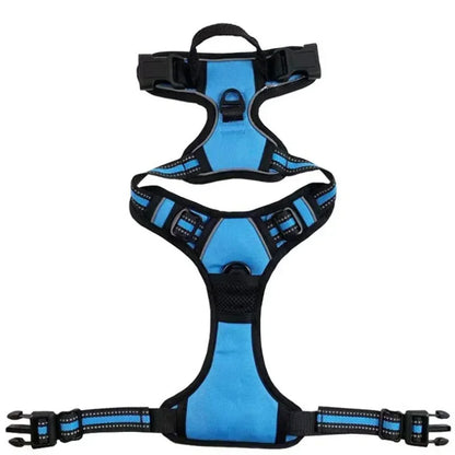 Reflective Adjustable Breathable Vest Harness - Perfect for Dogs and Cats