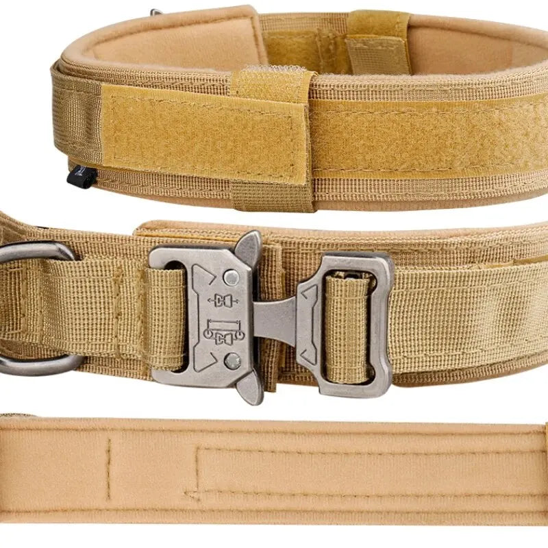 Tactical Dog Collar for Medium and Large Dogs - Adjustable & Durable