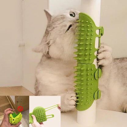 Self-Cleaning Cat Hair Removal Massage Comb & Scratcher