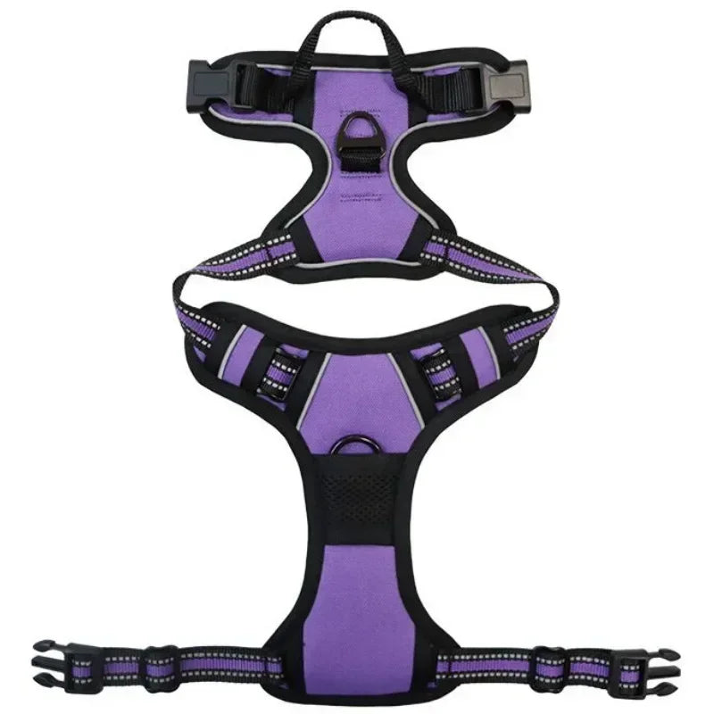 Reflective Adjustable Breathable Vest Harness - Perfect for Dogs and Cats